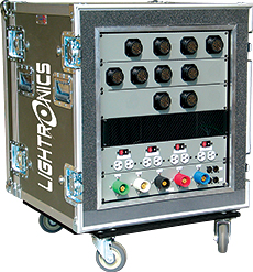 Custom Dimmer Rack (Back View)