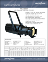 FXLE3030W Lighting Fixtures - LED based Ellipsoidal Spot