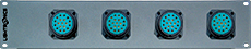 PX406 Dimmer Rack Rear Panel