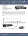 RA122 Unity Architectural Rack Mount Dimmer - Compact installations