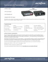 TX30 Converters & Translators Cutsheet